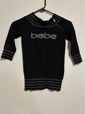 bebe Black Women's Sweater XS